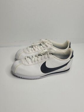Nike Cortez black white women's sneakers lace up retro size 7